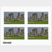 Stonehenge Alte historische Stätte des Powers Rechteckiger Aufkleber (Blatt)