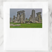 Stonehenge Alte historische Stätte des Powers Rechteckiger Aufkleber (Tasche)