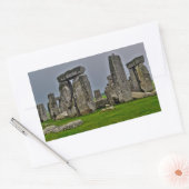 Stonehenge Alte historische Stätte des Powers Rechteckiger Aufkleber (Umschlag)