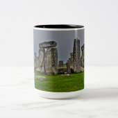Stonehenge Alte historische Stätte des Powers Zweifarbige Tasse (Mittel)