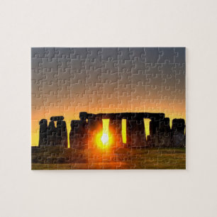 Stonehenge, altes Vorgeschichtsmonument Puzzle
