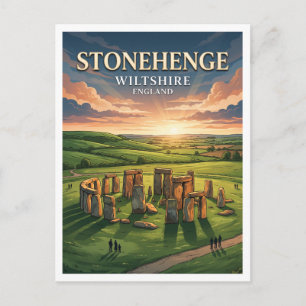 Stonehenge Amesbury England Postkarte