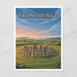 Stonehenge Amesbury England Postkarte