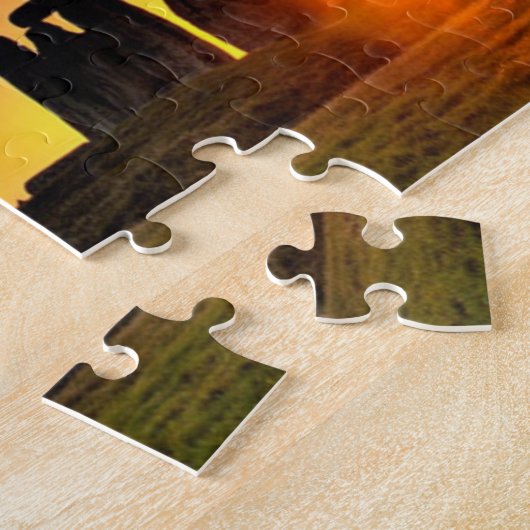 Stonehenge an der Hochsommerdämmerung Puzzle (Seite)