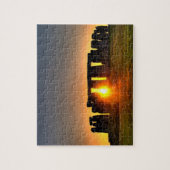 Stonehenge an der Hochsommerdämmerung Puzzle (Vertikal)