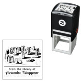 Stonehenge "Aus der Bibliothek" Buchname Permastempel (Beispiel)