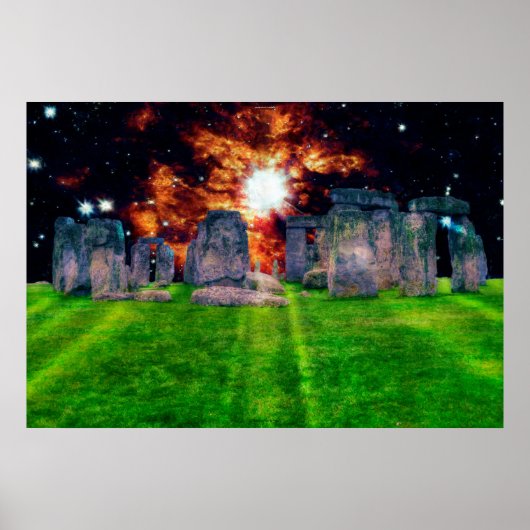 Stonehenge bei Startup Art Poster (Vorne)