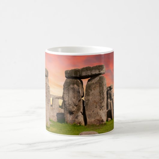 Stonehenge bei Sunset Tasse (Mittel)
