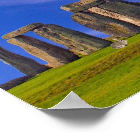 Stonehenge-Bild für Plakat (Ecke)
