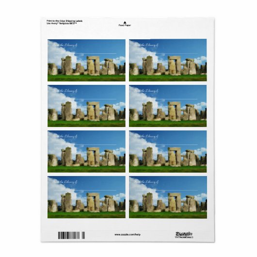 Stonehenge Buchzeichen (Vorne)