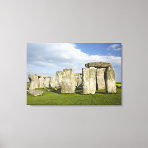 Stonehenge (ca. 2500 v. Chr.), UNESCO Welt 3 Leinwanddruck