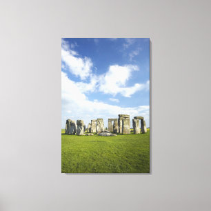 Stonehenge (ca. 2500 v. Chr.), UNESCO Welt Leinwanddruck