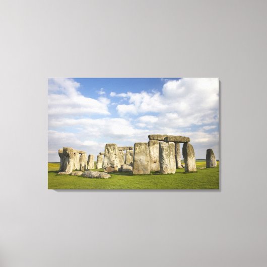 Stonehenge (ca. 2500 v. Chr.), UNESCO World 2 Leinwanddruck (Vorderseite)