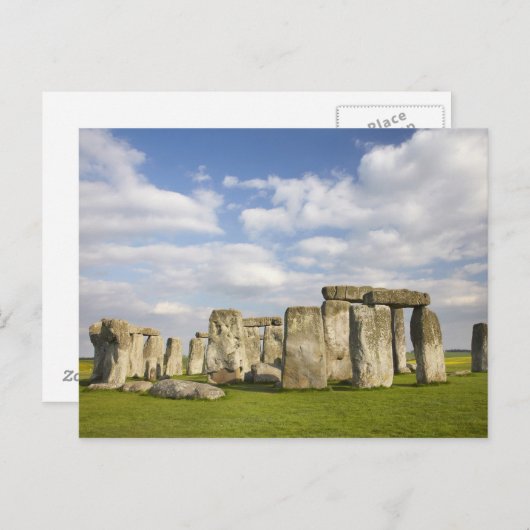 Stonehenge (ca. 2500 v. Chr.), UNESCO World 2 Postkarte (Vorne/Hinten)