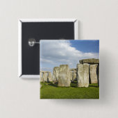 Stonehenge (ca. 2500 v. Chr.), UNESCO World 3 Button (Vorne & Hinten)