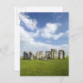 Stonehenge (ca. 2500 v. Chr.), UNESCO World Postkarte (Vorne/Hinten)