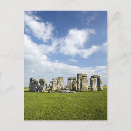 Stonehenge (ca. 2500 v. Chr.), UNESCO World Postkarte (Vorderseite)