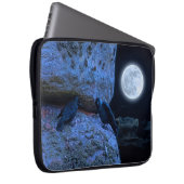 Stonehenge Celtic Circle, Jackdaws & Vollmond Laptopschutzhülle (Vorne Rechts)