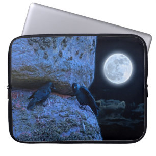 Stonehenge Celtic Circle, Jackdaws & Vollmond Laptopschutzhülle
