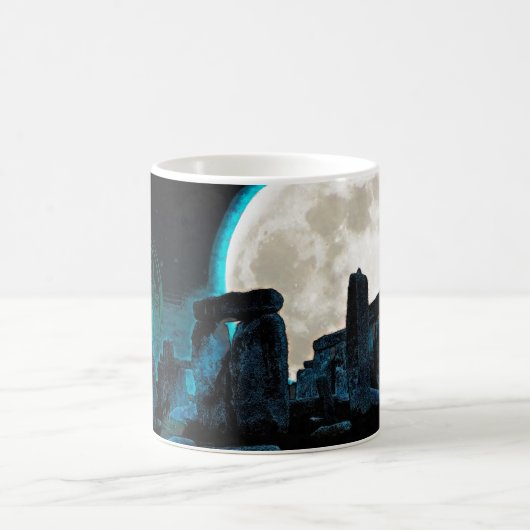 Stonehenge Celtic Stehend Stones in Großbritannien Kaffeetasse (Mittel)