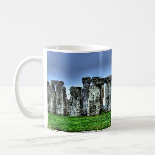 Stonehenge Celtic Stehend Stones in Großbritannien Kaffeetasse (Links)