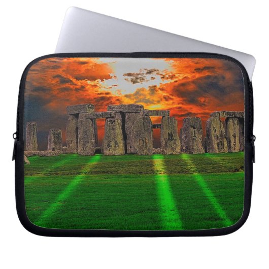Stonehenge Celtic Stehend Stones in Großbritannien Laptopschutzhülle (Vorderseite)