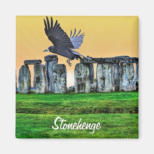 Stonehenge Celtic Stehend Stones in Großbritannien Magnet (Vorne)