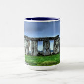 Stonehenge Celtic Stehend Stones in Großbritannien Tasse (Zentrum)