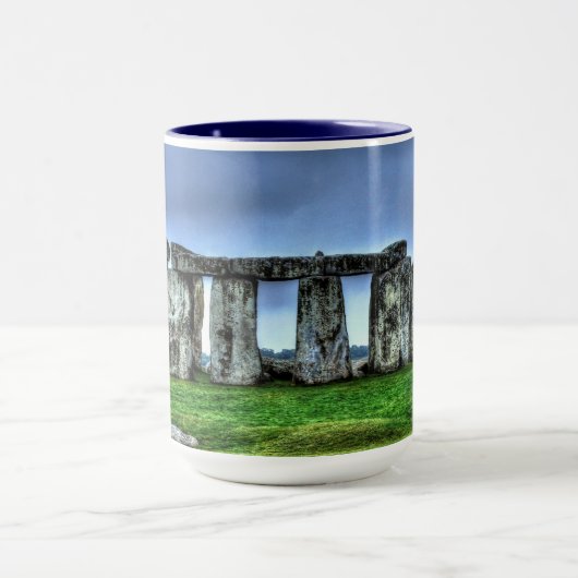 Stonehenge Celtic Stehend Stones in Großbritannien Tasse (Zentrum)