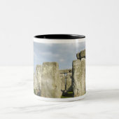 Stonehenge (circa 2500 BC), UNESCO-Welt 3 Zweifarbige Tasse (Mittel)