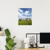 Stonehenge (circa 2500 BC), UNESCO World Poster (Heimbüro)