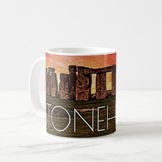 Stonehenge Coffee Tasse (Vorderseite Links)