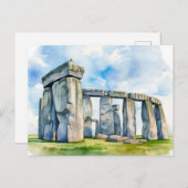 Stonehenge: Das zeitlose Sentinel der Vergangenhei Postkarte (Vorne/Hinten)