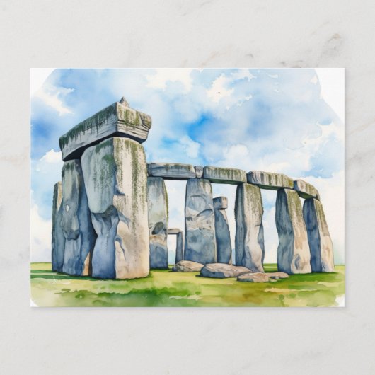 Stonehenge: Das zeitlose Sentinel der Vergangenhei Postkarte (Vorderseite)
