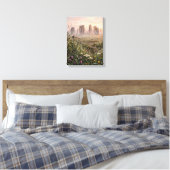 Stonehenge Dawn Mist Tall Grass Art Leinwanddruck (Insitu (Schlafzimmer))