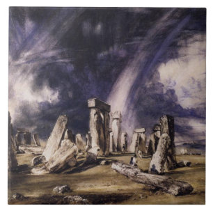 Stonehenge (Denkmal der alten englischen Bronzezei Fliese