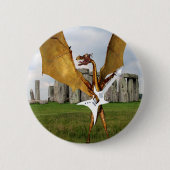 Stonehenge Dragon Button (Vorderseite)