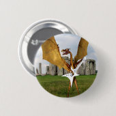 Stonehenge Dragon Button (Vorne & Hinten)