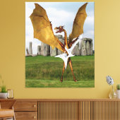 Stonehenge Dragon Leinwanddruck (Insitu (Wohnzimmer))