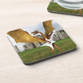 Stonehenge Dragon Untersetzer (Linke Seite)