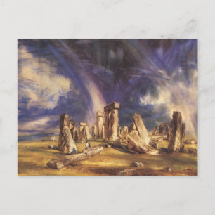 Stonehenge - durch: John Constable Postkarte