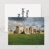 Stonehenge-Einladung Einladung (Vorne/Hinten)