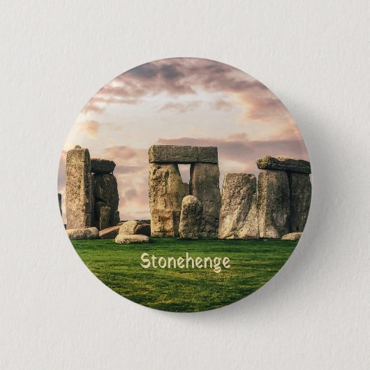 Stonehenge England Button (Vorderseite)