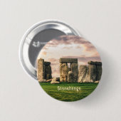 Stonehenge England Button (Vorne & Hinten)