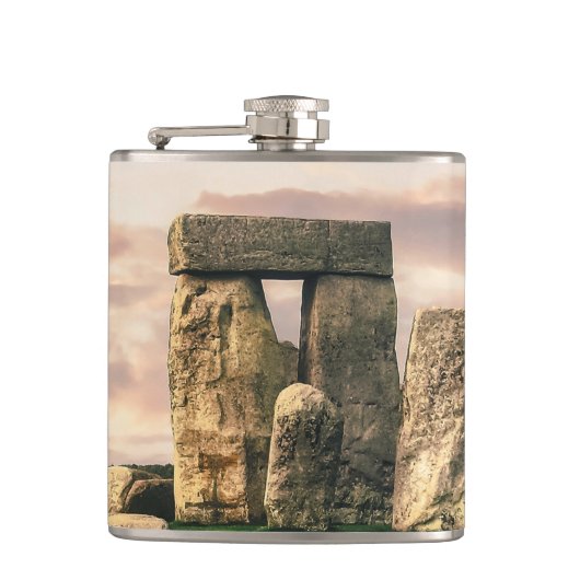 Stonehenge England Flachmann (Vorderseite)