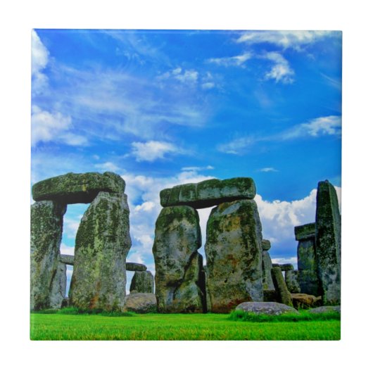 Stonehenge, England Fliese (Vorderseite)