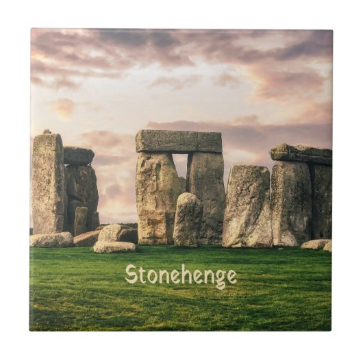 Stonehenge England Fliese (Vorderseite)