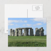 Stonehenge England Fotograf Postkarte (Vorne/Hinten)