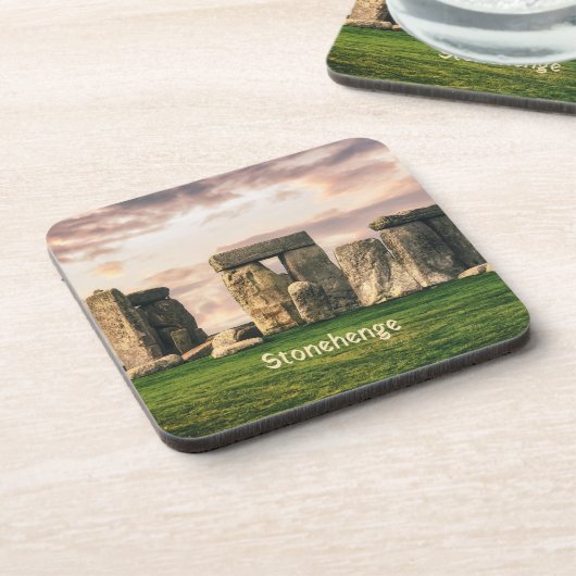 Stonehenge England Getränkeuntersetzer (Linke Seite)