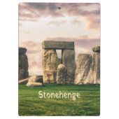 Stonehenge England Klemmbrett (Rückseite)
